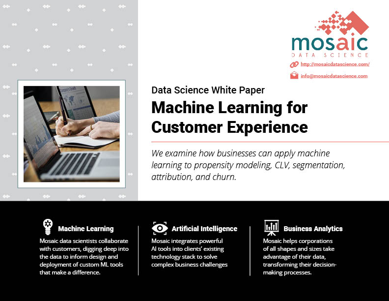 Machine Learning for Customer Experience | Mosaic Data Science