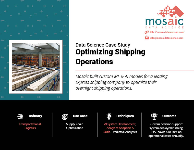 Optimizing Shipping Operations | Predictive Analytics Case Study