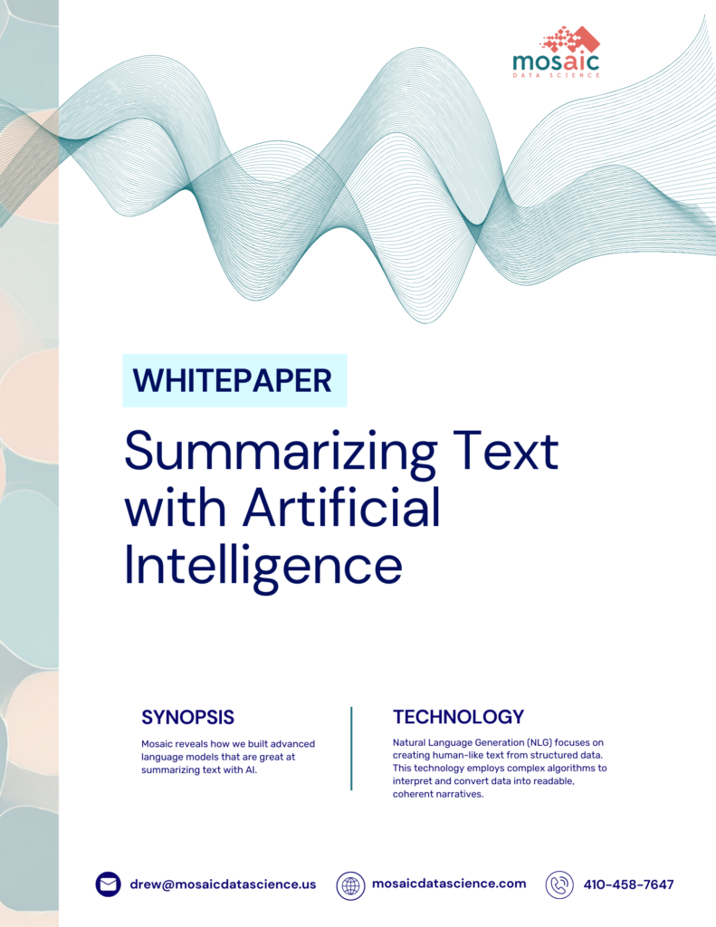 Summarizing Text with AI | Mosaic NLP White Paper